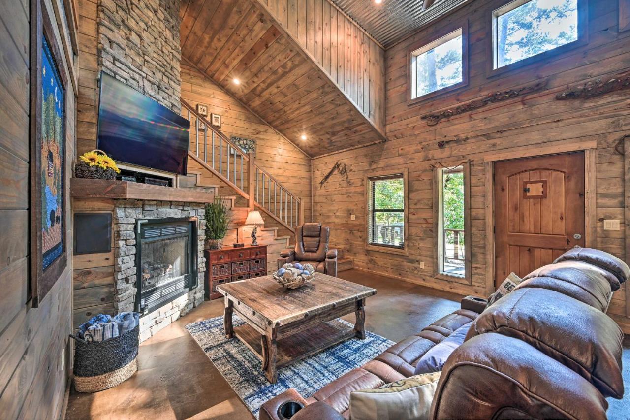 Luxe Broken Bow Cabin With Tesla Charging Station Stephens Gap المظهر الخارجي الصورة