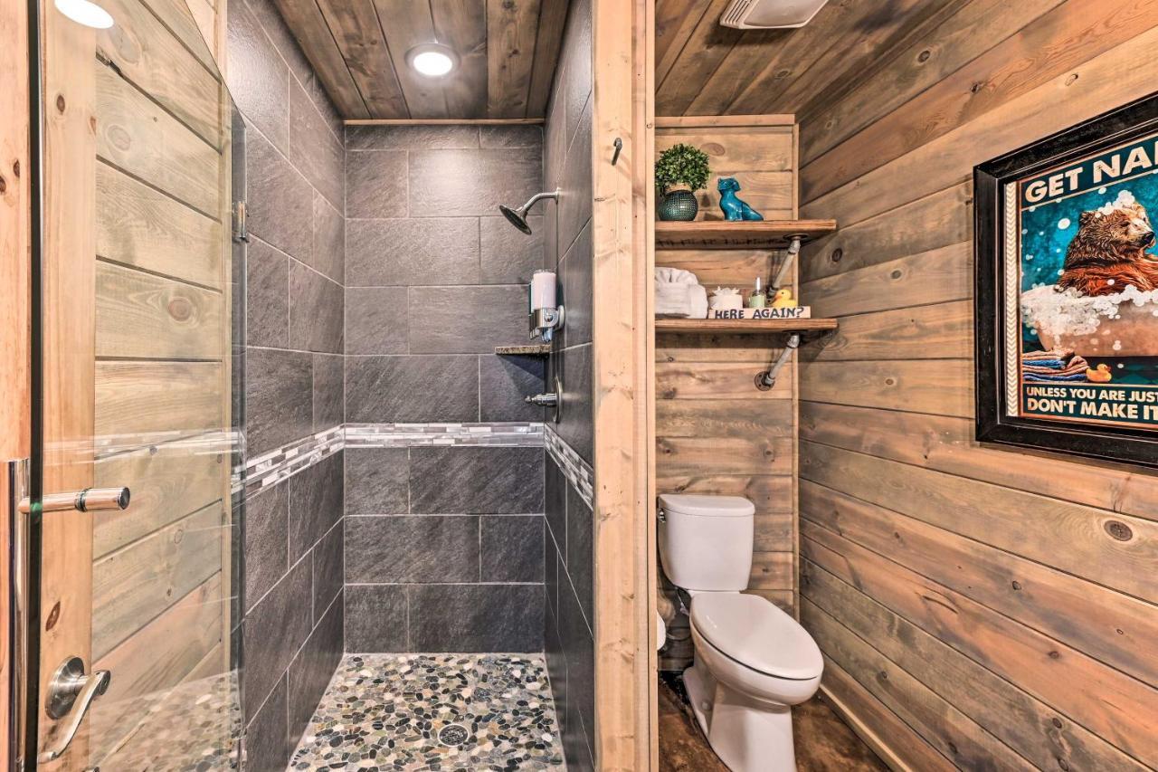 Luxe Broken Bow Cabin With Tesla Charging Station Stephens Gap المظهر الخارجي الصورة
