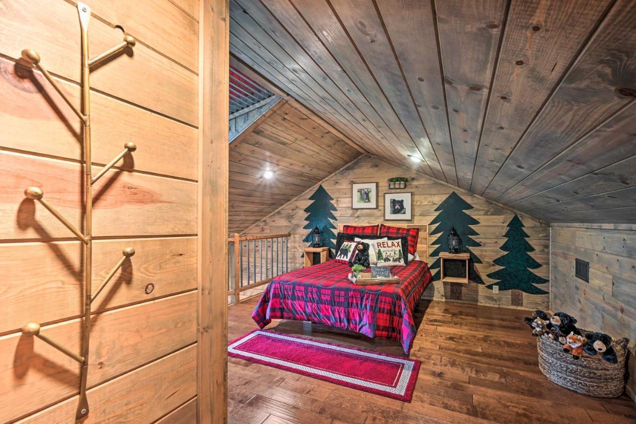 Luxe Broken Bow Cabin With Tesla Charging Station Stephens Gap المظهر الخارجي الصورة
